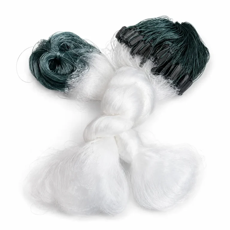 Three-layer floating trammel net